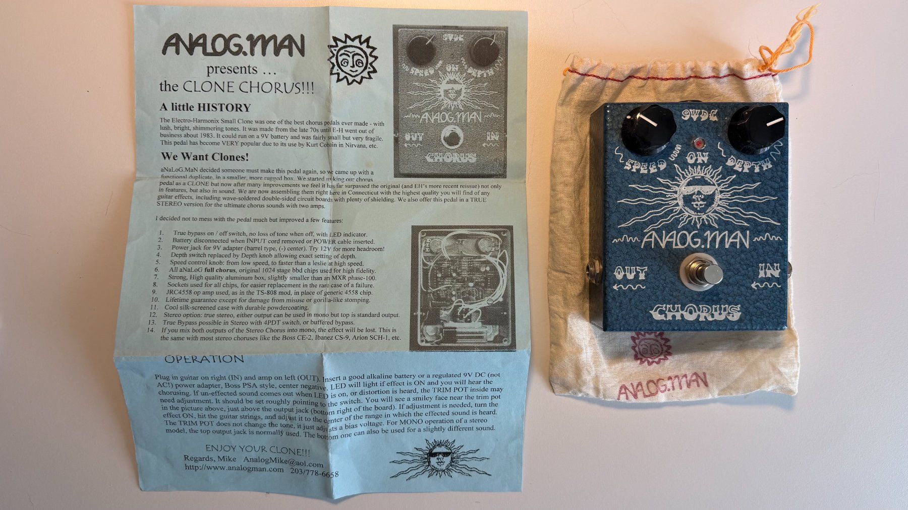 Musikinstrumente: Analogman Chorus 2003 – Neu (gemäss Beschreibung) aus Stettlen von musicman_68