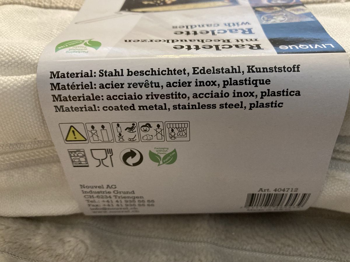 Elettrodomestici da cucina: Raclette mit Rechaudkerze NEU – Nuovo e nell'imballaggio originale da Widen venduto da nigella90 2