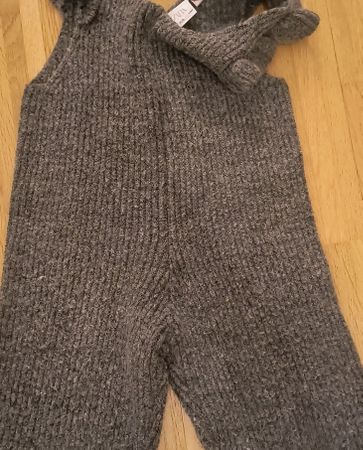 Zara Strick Overall grau Grösse 104neuwertig