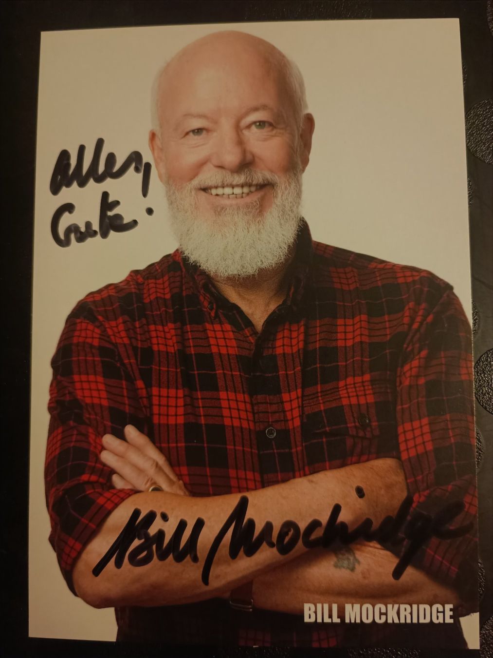 Autogramme: Bill Mockridge - signierte Autogrammkarte – Gebraucht aus Menziken von Artographs