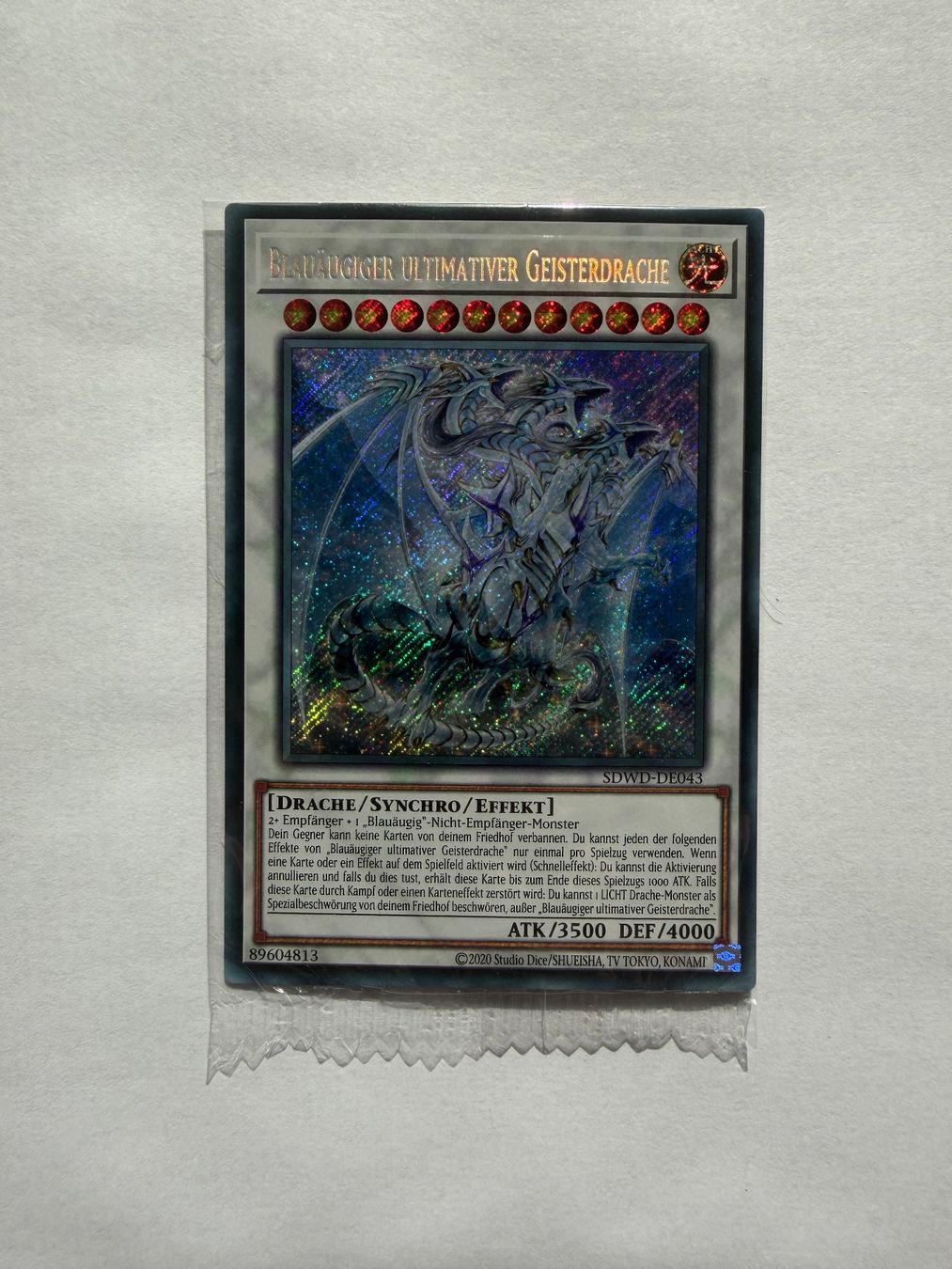 Cartoline: Blauäugiger ultimativer Geisterdrache – Usato da Amriswil venduto da schweiz222