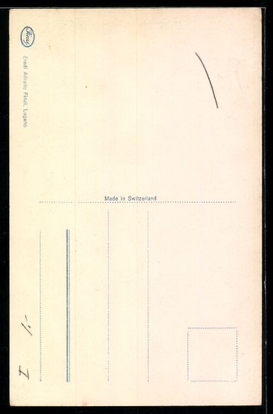 Cartoline postali: AK Lugano, Via Cattedrale – Usato da Berlin venduto da bartko-reher 1
