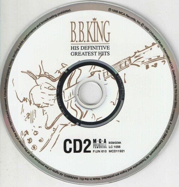 CD: set 2CD's - B.B.King - inc. "Broken Heart", "Caldonia", – Usato da Unterbäch venduto da dadin 3
