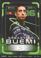 Autogrammkarte Sébastien Buemi Formula e 2025