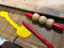 Kindergarten Räumung: Knet Werkzeug