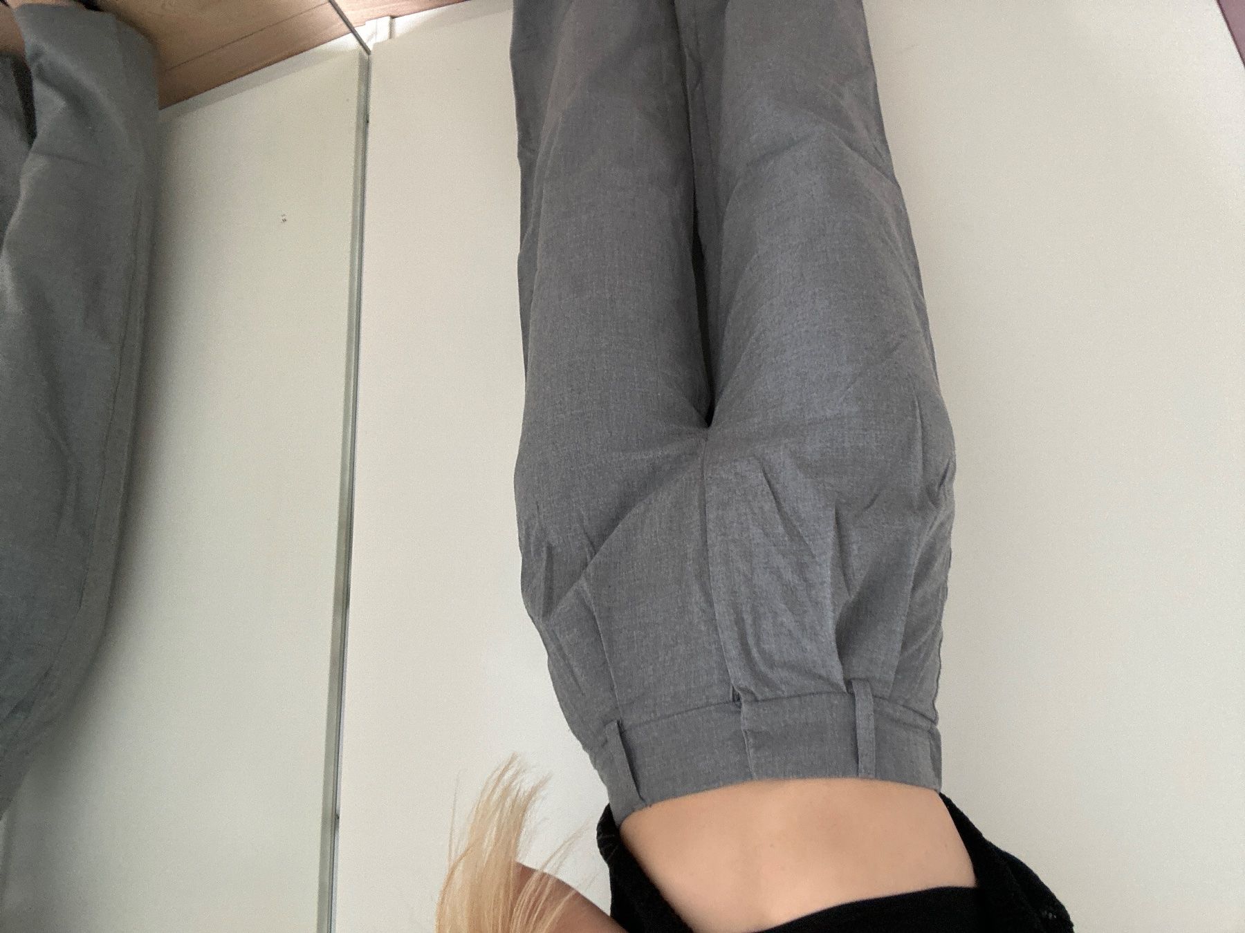 Hosen: Hight waisted stoffhose grau XXS – Gebraucht aus Rheineck von sam_9m27 3