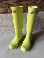 Hunter Stiefel hellgrün gelbgrün Gr. 35/36 top Zustand