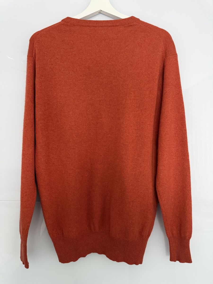 Maglioni & Felpe: 100% Kaschmirpullover in ziegelsteinrot – Usato da Grenchen venduto da servet.t 1