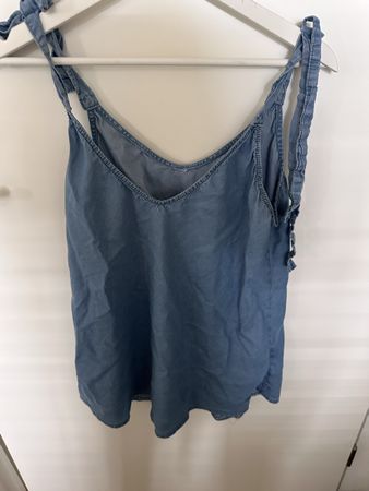 Sommertop, Jeans, Hellblau, Grösse L-Xl