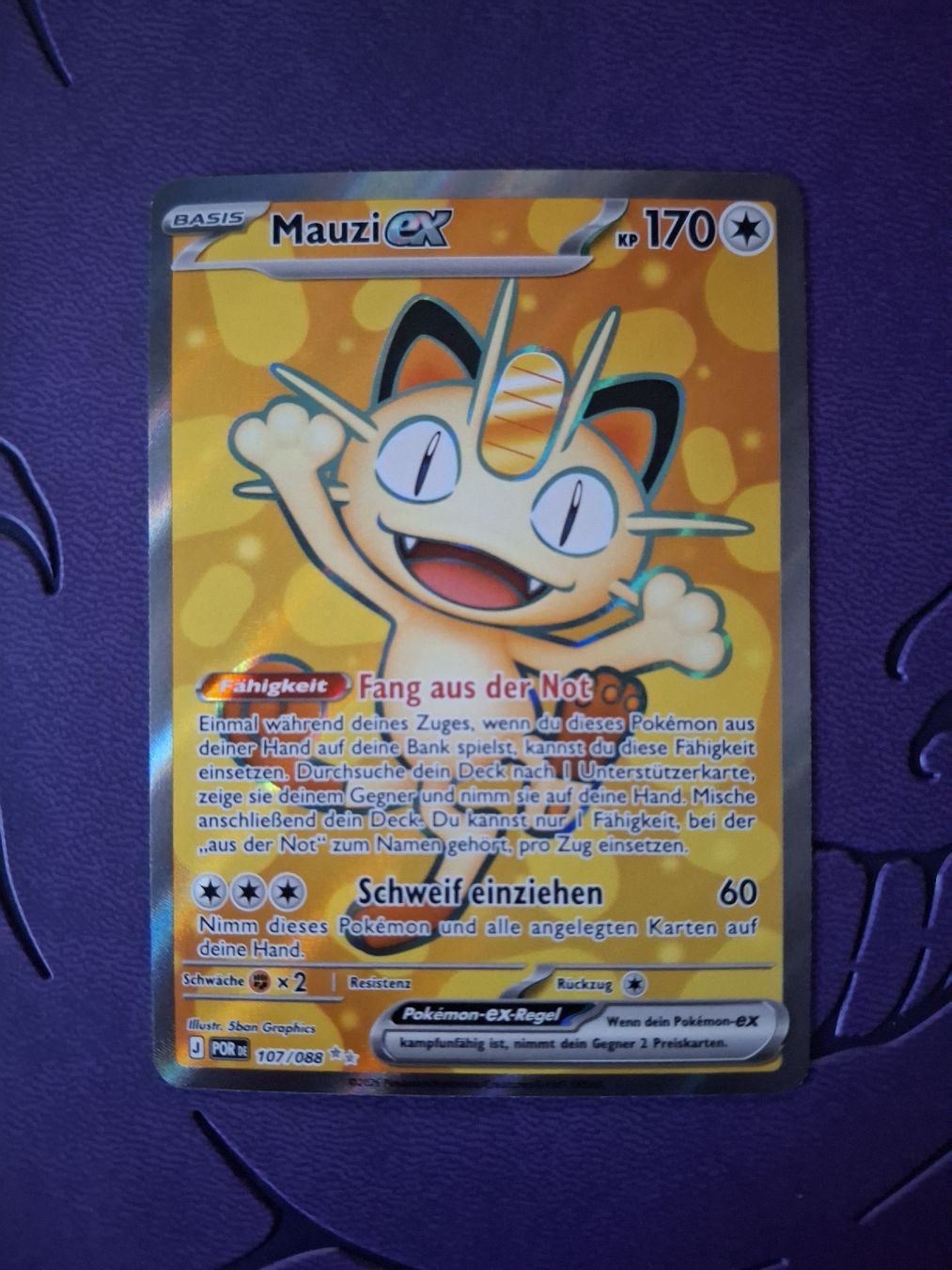 Pokémon Carte collezionabili: Mauzi 107/088 Perfect Order DE – Nuovo (secondo la descrizione) da Münsingen venduto da ama_9cdk