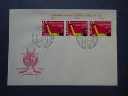 1961 Z-Nr. 377 im 3er Streifen auf FDC