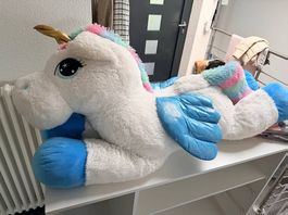 Grosses XXL Plüsch-Unicorn - wie NEU