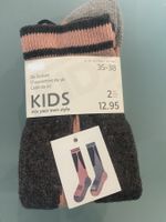 Kinder Ski Socken 2er Set – Gr. 35–38 – Neu