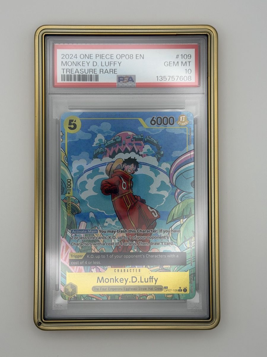 Bandai Sammelbilder & Trading cards: One Piece Monkey.D.Luffy OP07-109 PSA10 – Neu (gemäss Beschreibung) aus Uster von EDM1903