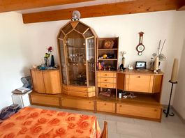 Gratis Wohnwand / Vitrine / Sideboard Holz (315x210x55)