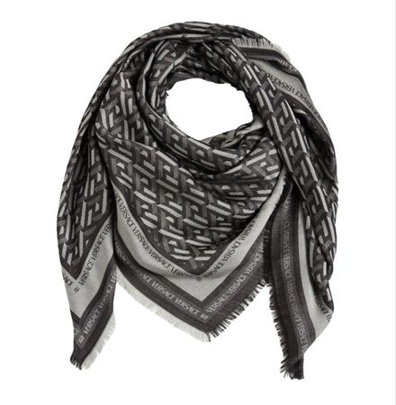 Versace Schal, neuwertig, schwarz-grau. Top Zustand!