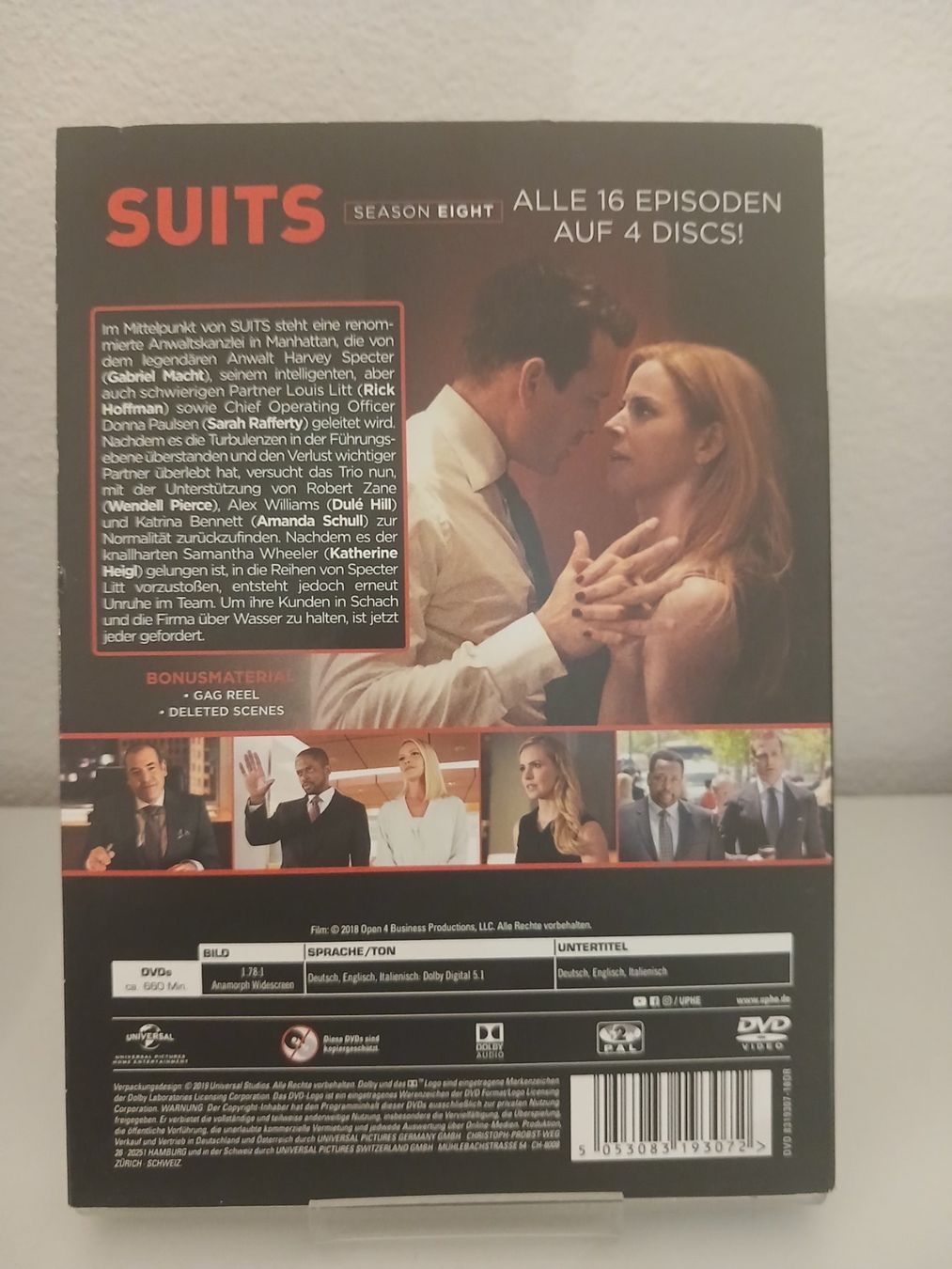 Tutti i DVDs: Suits - Staffel 8 – Usato da St. Margrethen SG venduto da SamusAran 1