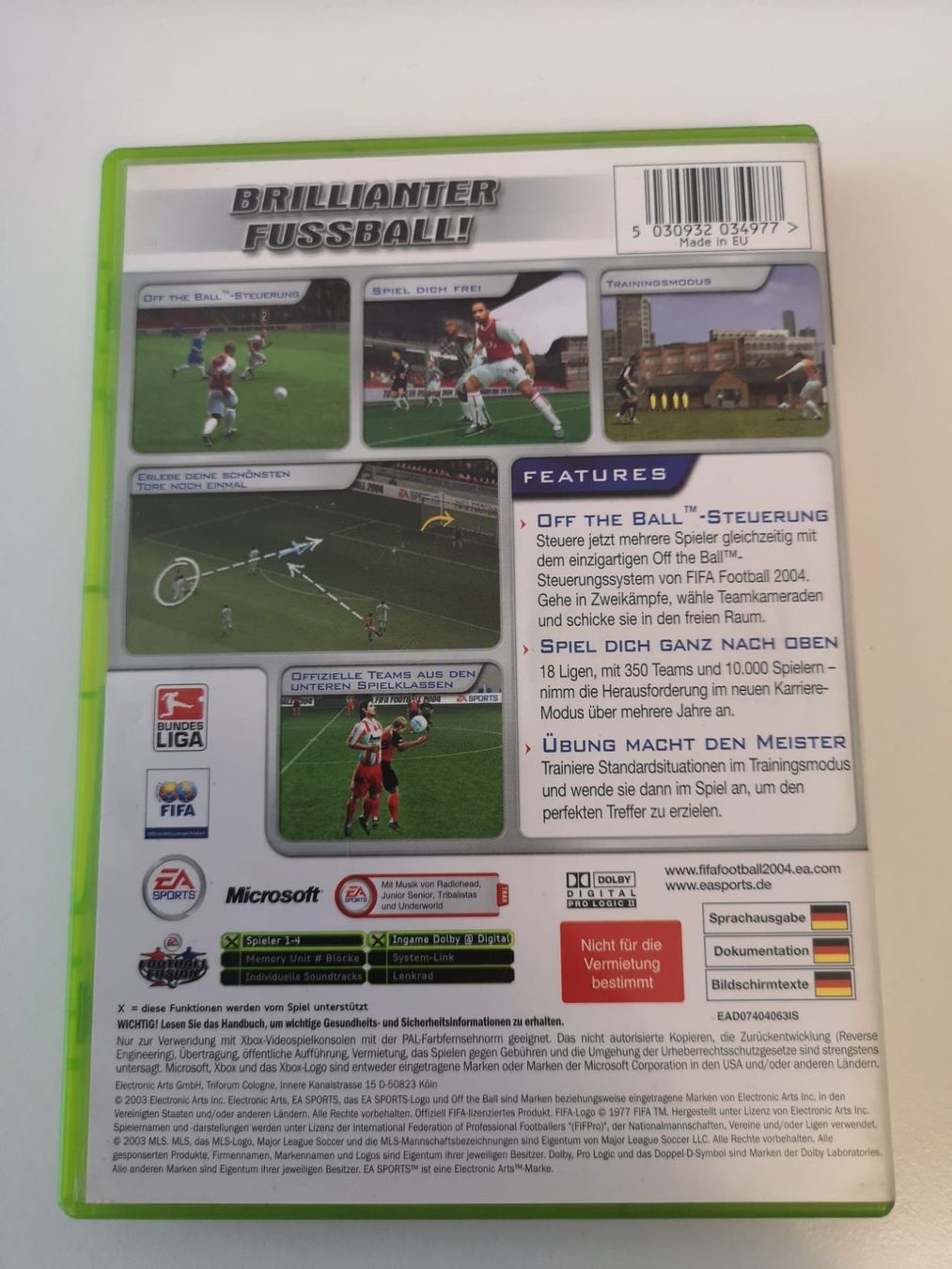 Giochi: Fifa Football 2004 (XBOX) – Usato da Herisau venduto da Seyashop_2 2