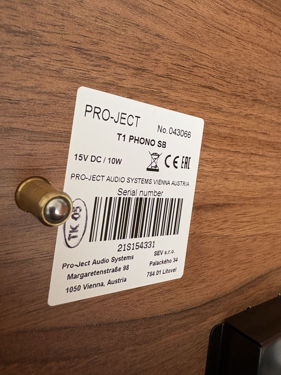 Pro-ject Plattenspieler: Pro-Ject T1 Phono SB Plattenspieler – Gebraucht aus Basel von maj_5hq9 5