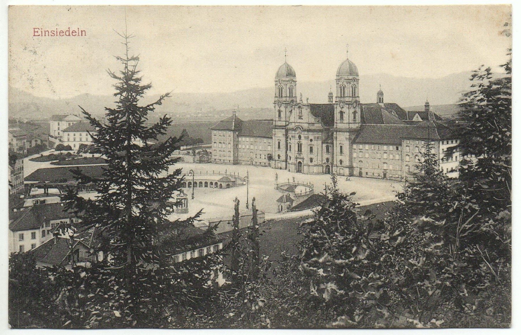 Cartoline postali: EINSIEDELN – Usato da Jona venduto da philajona