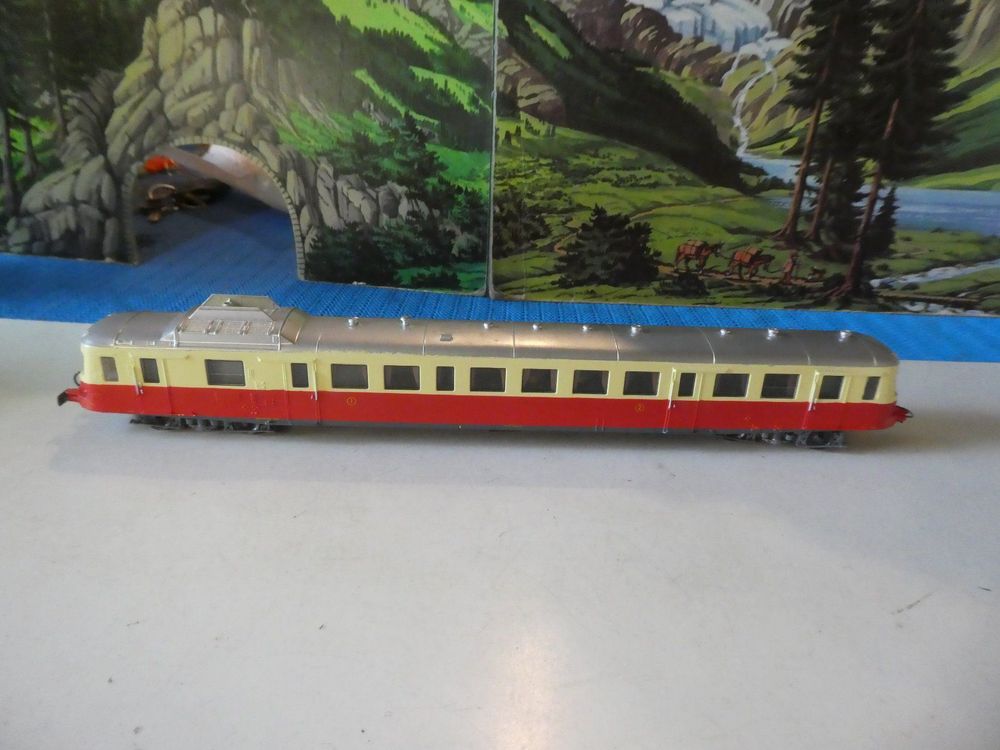 Roco Echelle Ho 1/87 Sncf Autorail X 2863 + Remorque Xrabd 7549 Manque