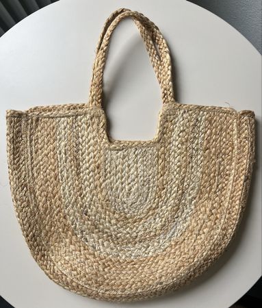 Jute Tasche geflochten, fast neu