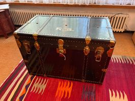 Antik, vintage, retro Überseekoffer Harrods London, 1920er