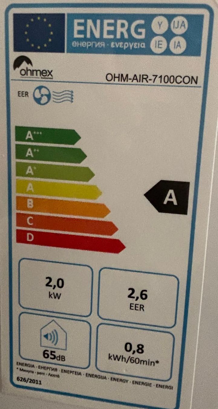 Ohmex Condizionatori: Climatiseur OHMEX OHM-AIR-7100CON – Nuovo (secondo la descrizione) da Cheyres venduto da Joran25 3