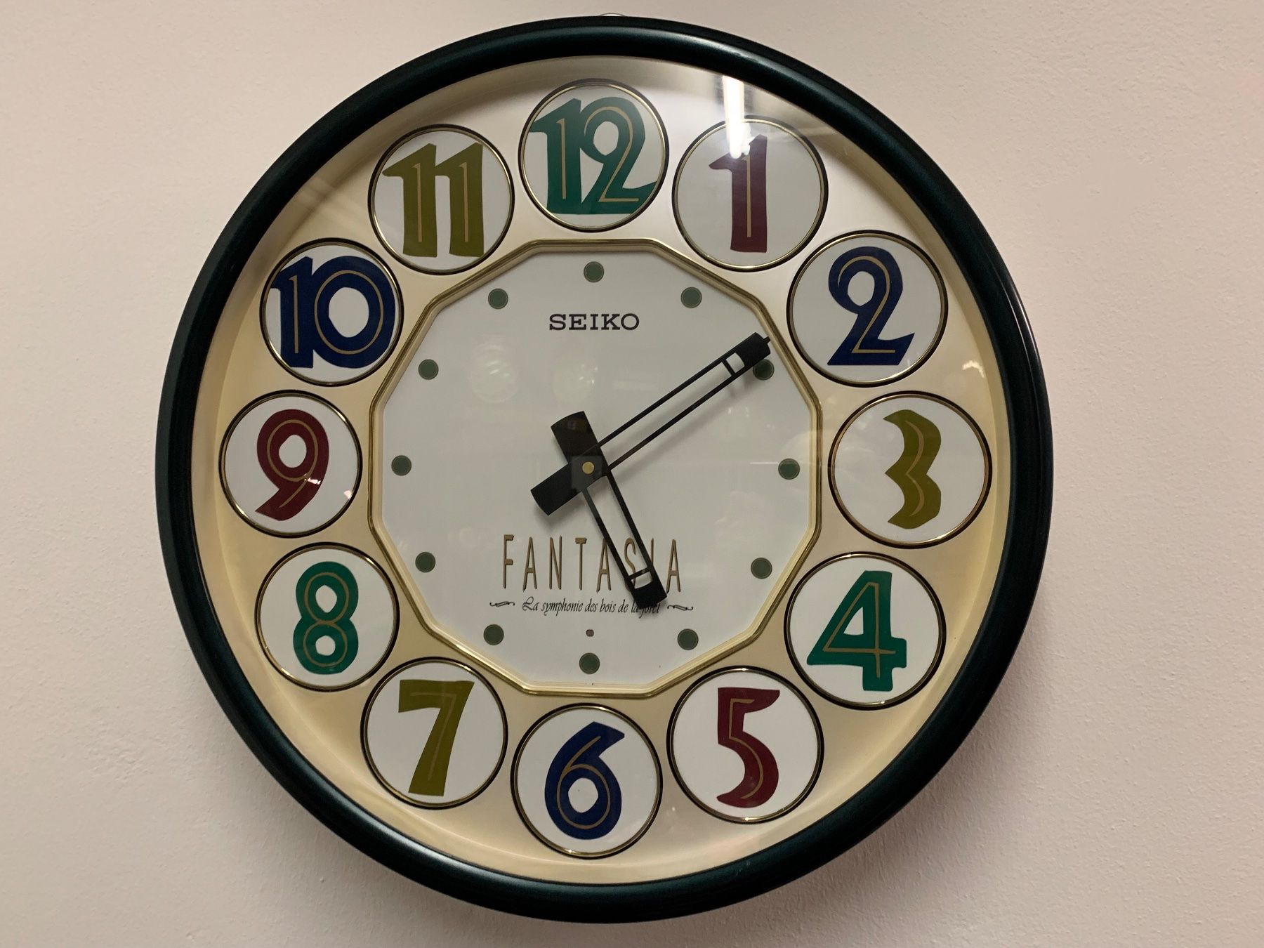 Très rare l’horloge mural SEIKO RE540M Fantasia 6 Mélodies (Gebraucht ...