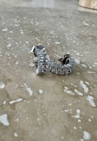 Silber Ohrringe mit Zirkonia
