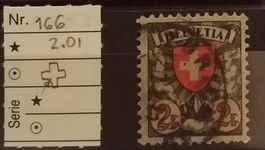 2894C) 166.2.01, Abart, abgestumpftes Kreuz Kt. 85.-