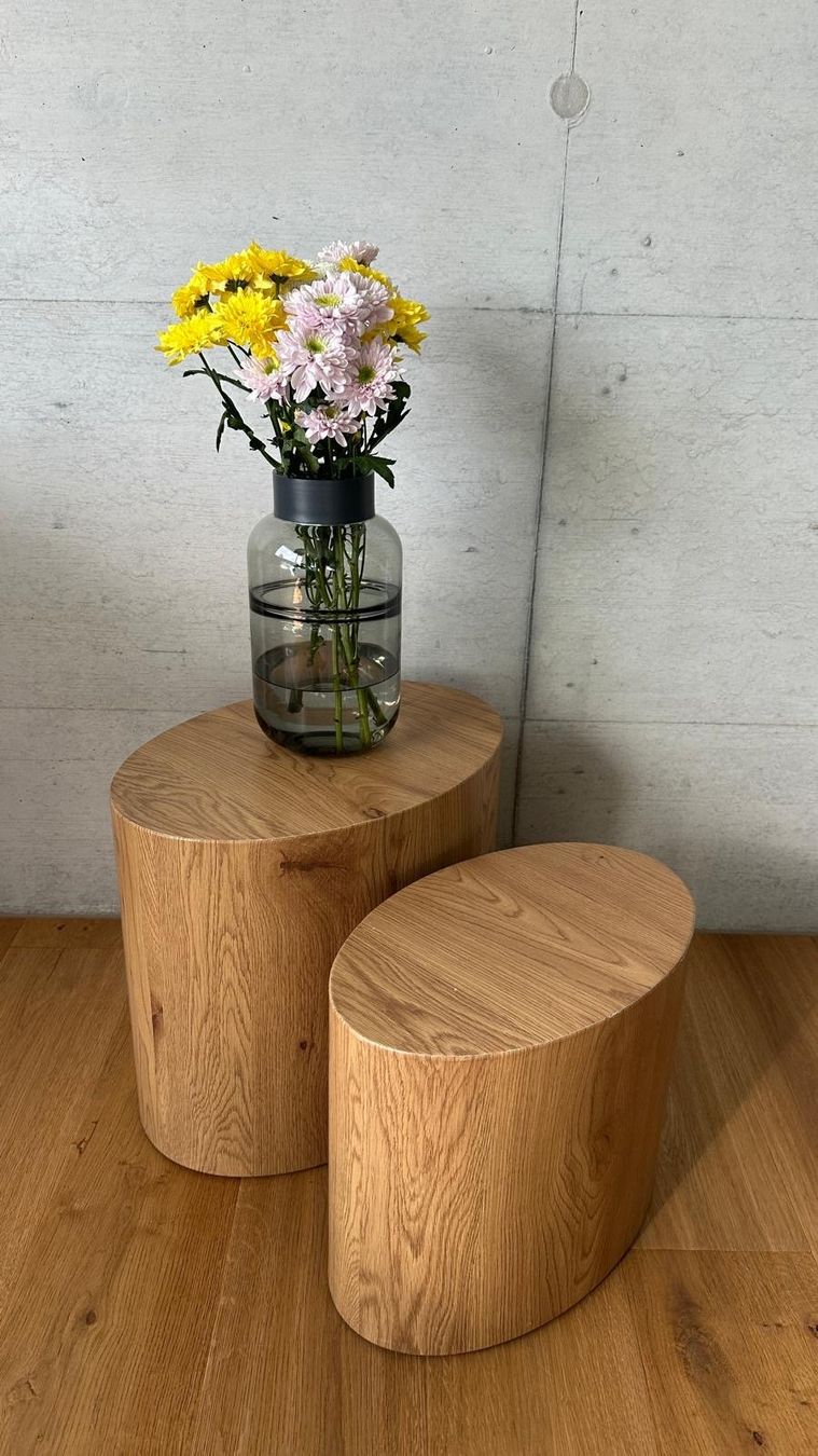Pfister Set di tavolo e panche: Beistelltische 2er Set, oval – Usato da Rombach venduto da ste_t2gx