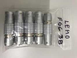 5x LEMO FGG.3B Connector 4pins