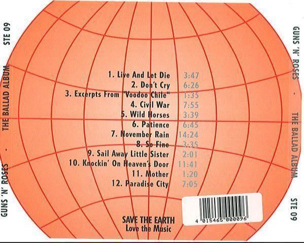 CDs: Guns'N Roses - The ballad... – Gebraucht aus St-Cergue von VeganWarrior 1