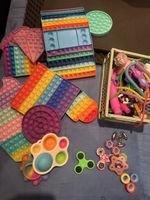 Fidget Toys Set Pop It und Spinner gebraucht im Korb