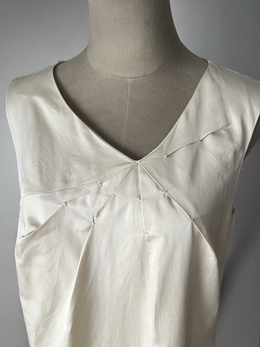 Max Mara Vestiti: Max Mara STUDIO Kleid Creme Beige, Gr. 40 MaxMara Seide – Usato da Zürich venduto da Recode.Fashion 8