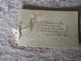 Altes Taufgeschenk für Patentkind, Pfingsten 1930, Rarität