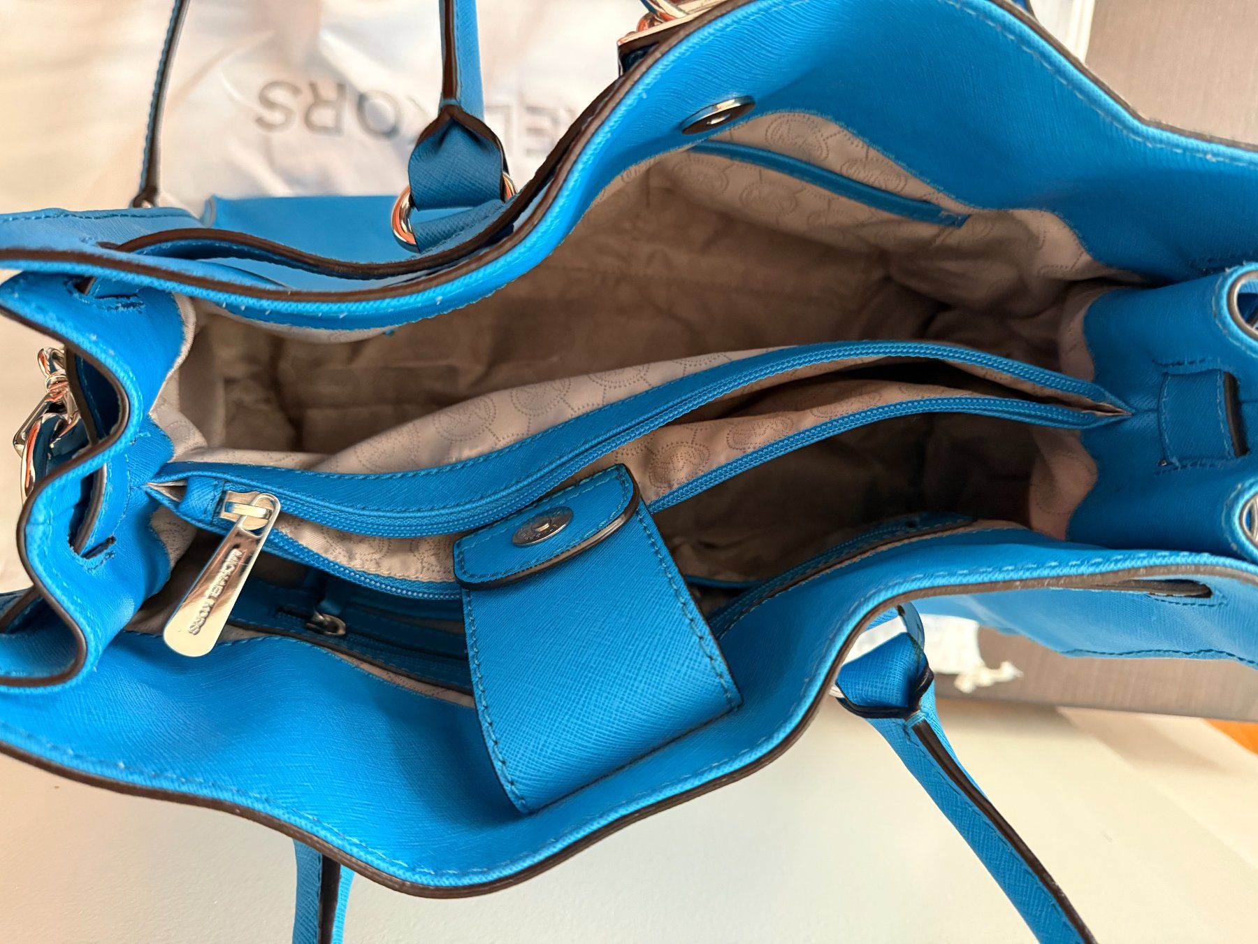 Michael Kors Borse da donna: Sac à main bleu Michael Kors – Nuovo e nell'imballaggio originale da Le Locle venduto da tchanatakoua 7