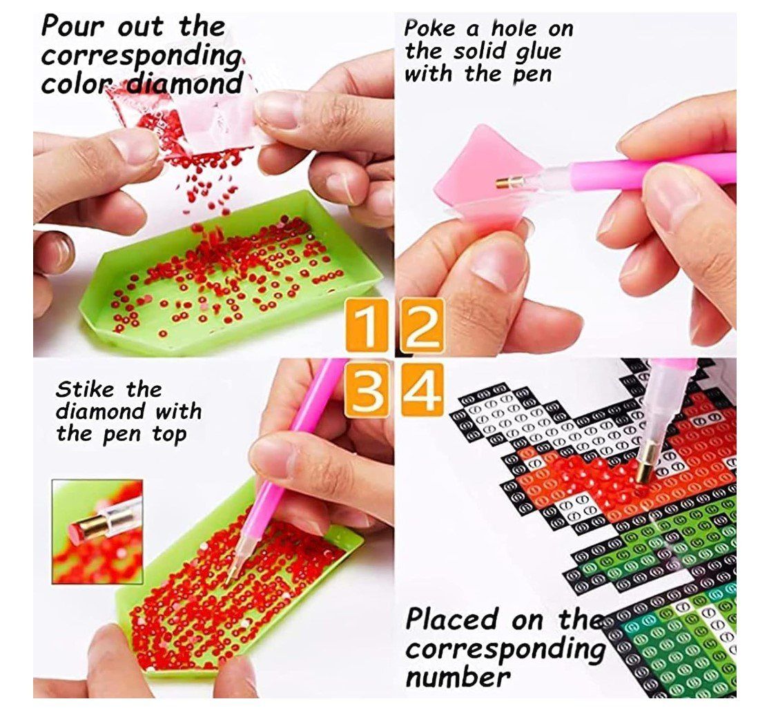 Kit bricolage: Super Mario Diamond Painting Malen Basteln – Nuovo e nell'imballaggio originale da Rorschacherberg venduto da mir_hgk2 1