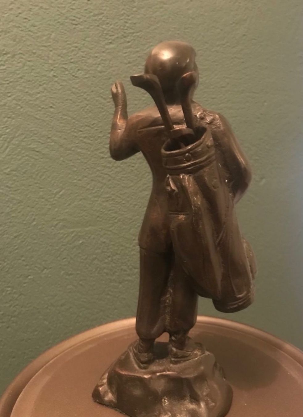 Sculture & Statue: Antike Bronzefigur "Golfer" mit Schlägern – Usato da Zürich venduto da iva_9svl 1