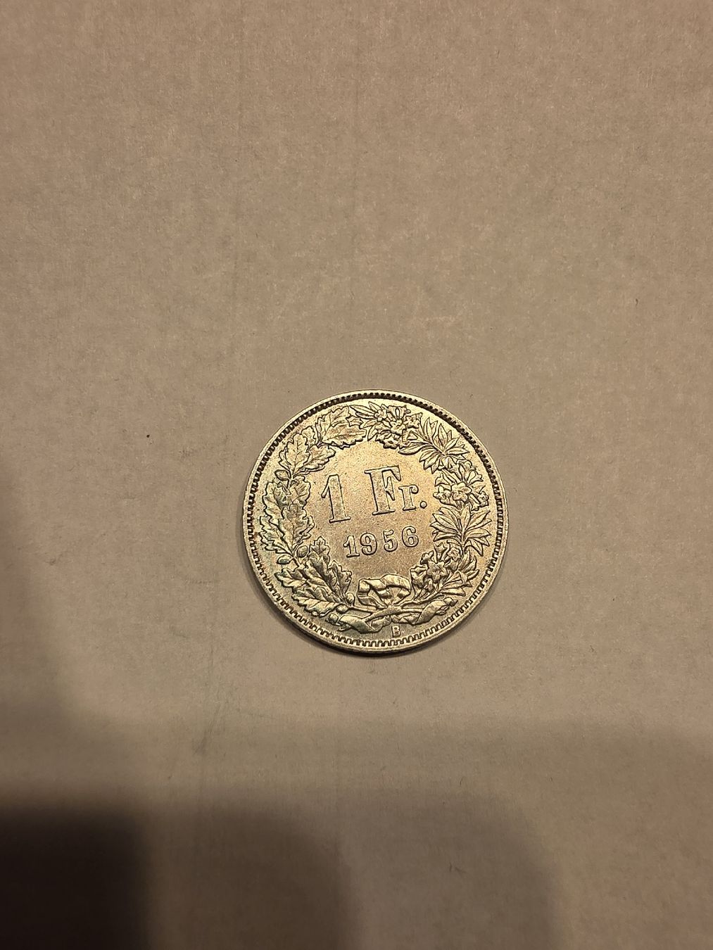 Toutes les monnaies: pièce argent 1chf 1956 – Neuf (Voir description) à Fribourg par yan_z5fr
