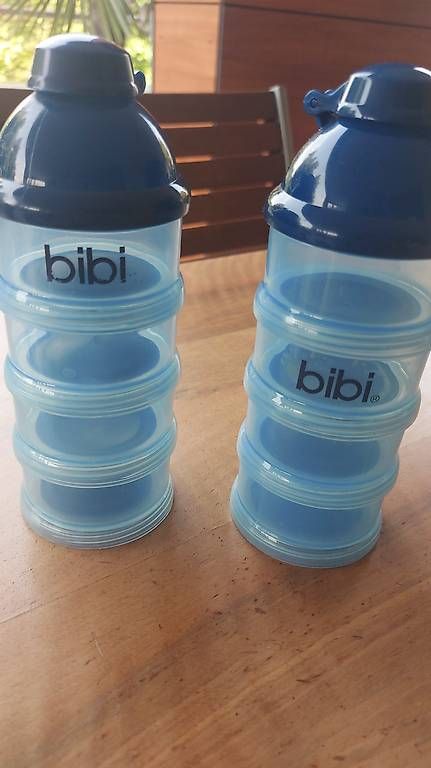 Contenitori & Simili: Bibi Pulver Turm Portionierer 2 Stück – Usato da Rotkreuz venduto da MASI17