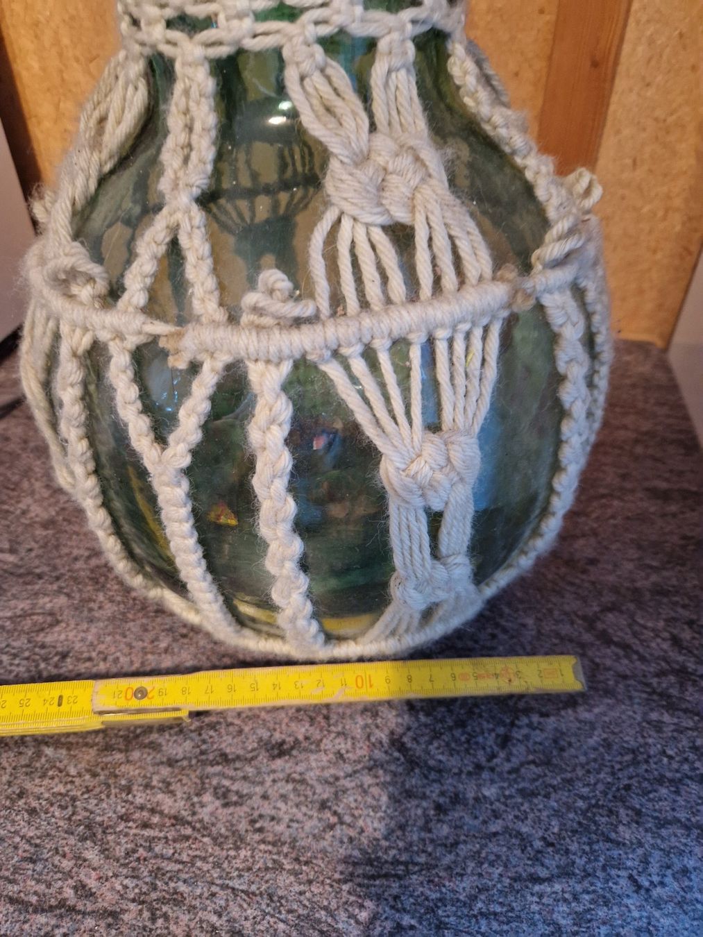 Vasi & Recipienti: Grosse Runde Boden Vase mit Macramé – Usato da Niederbipp venduto da Trude04 4