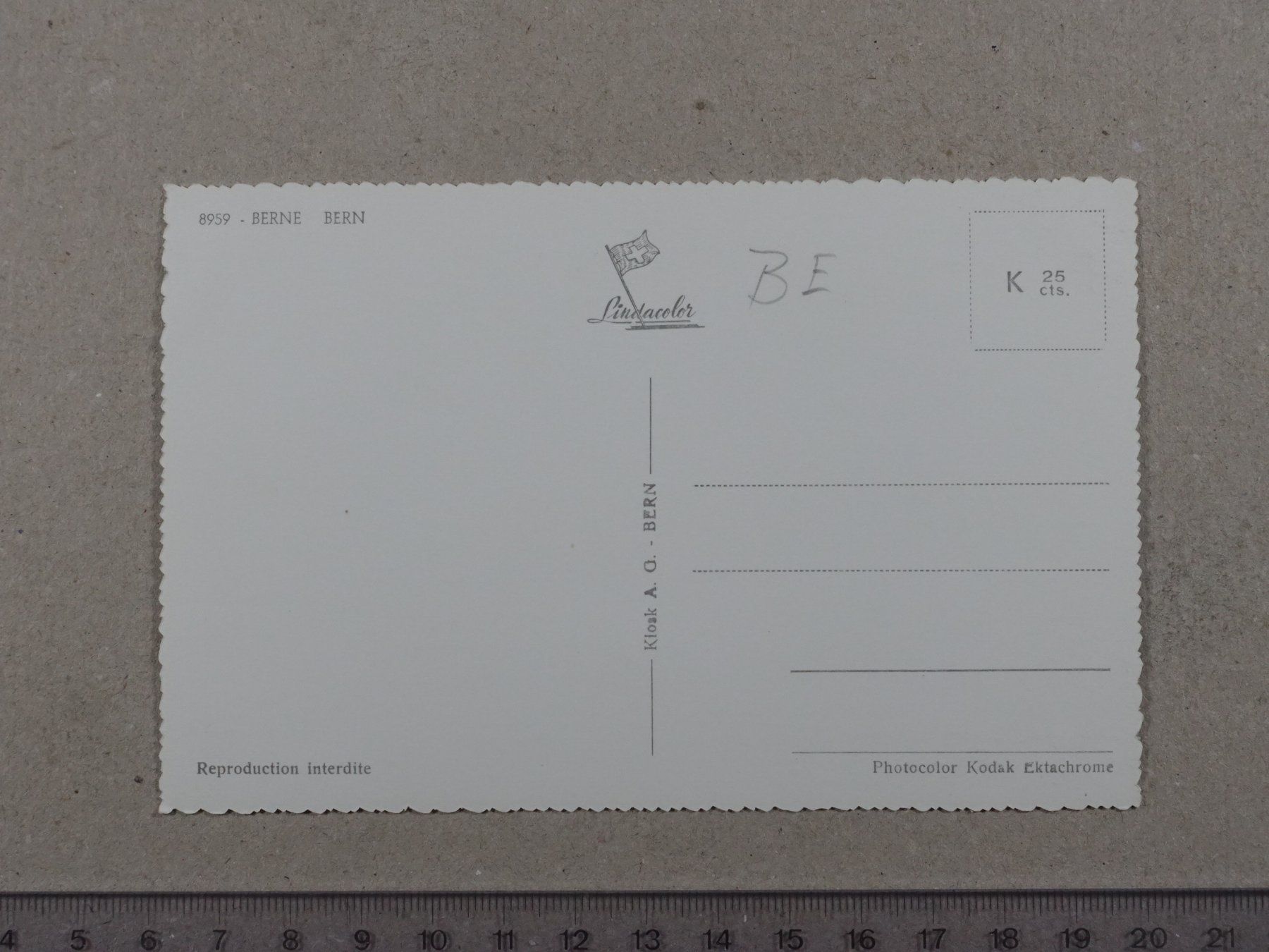 Cartes postales: Bern – D'occasion à Lenzburg par fh1 1