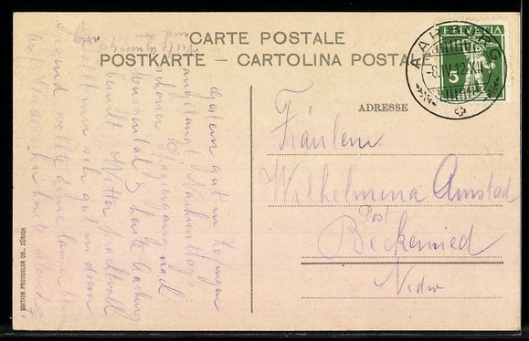 Cartoline postali: AK Aarburg, Totalansicht mit Kirche – Usato da Berlin venduto da bartko-reher 1