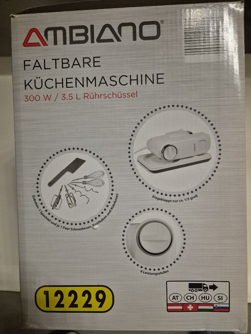 Ambiano Elettrodomestici da cucina: Ambiano Faltbare Küchenmaschine – Usato da Thalwil venduto da murme 3