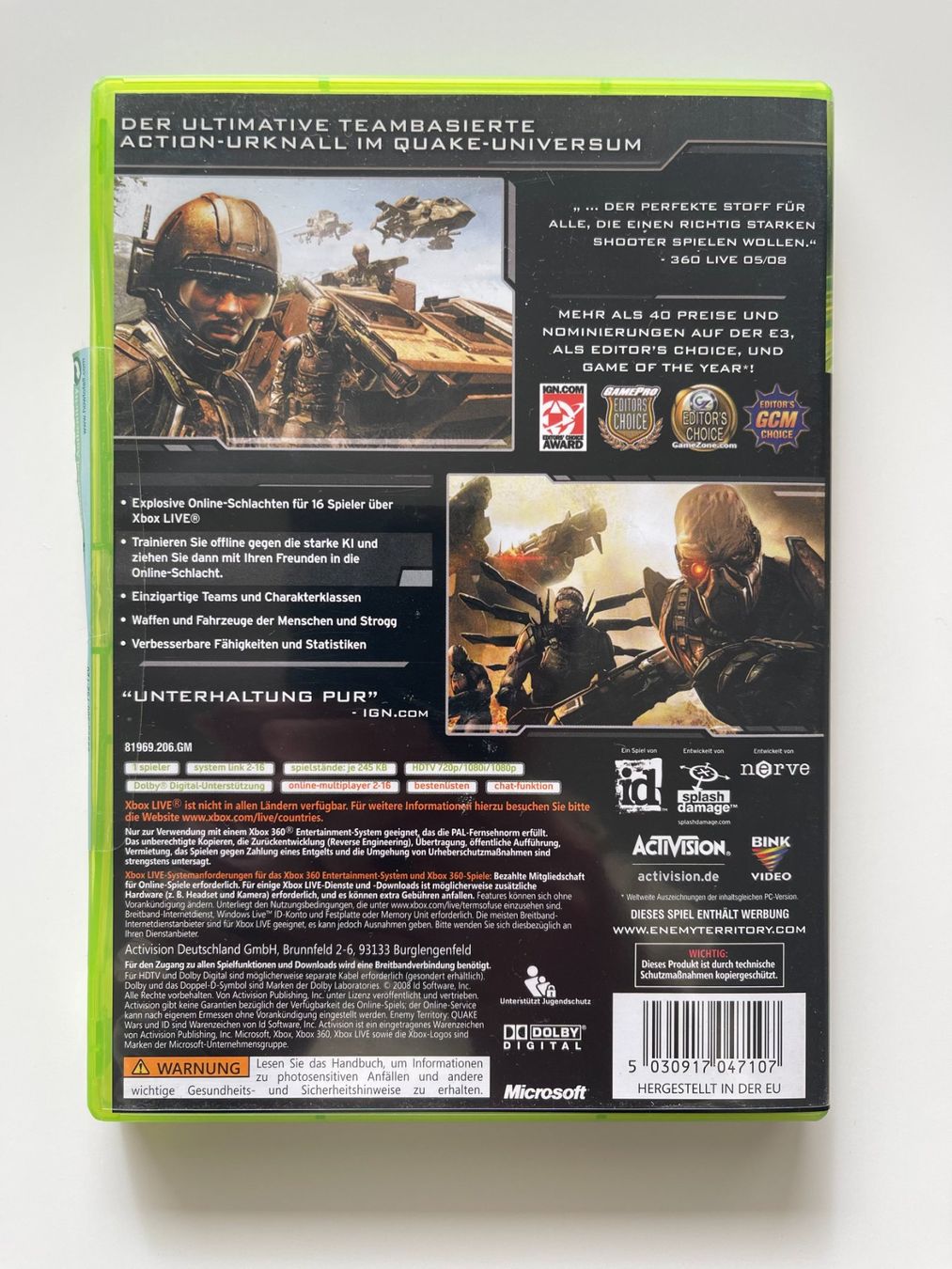 Microsoft Giochi: Enemy Territory: Quake Wars, Xbox 360 – Nuovo (secondo la descrizione) da Couvet venduto da Aura_aura 2