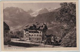 HASLIBERG Hohfluh Hotel Alpenruh Wetterhorngruppe 1921 BE 26