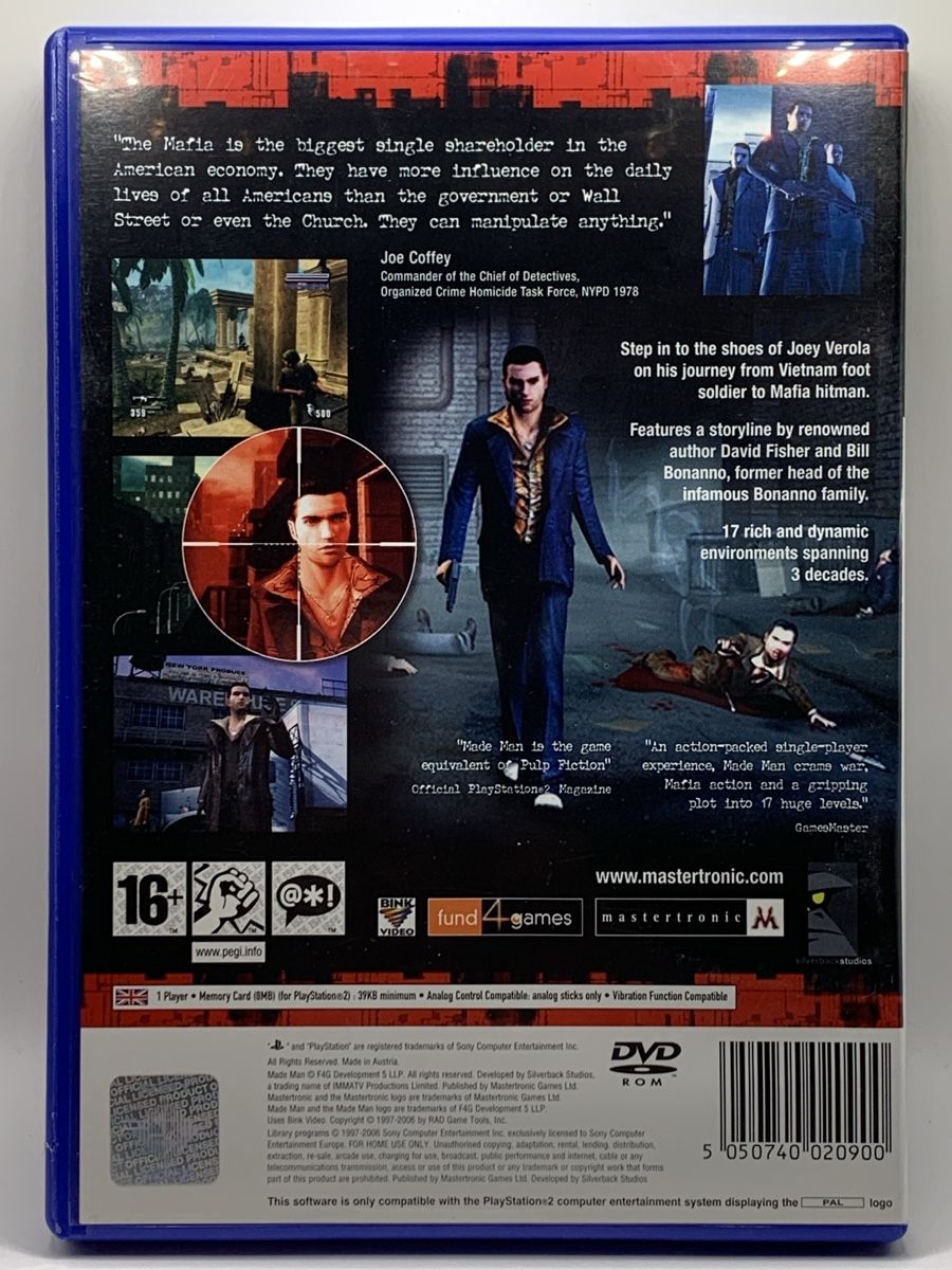 Sony Spiele: Made Man - PlayStation 2 – Gebraucht aus Ostermundigen von RG-Collector 1