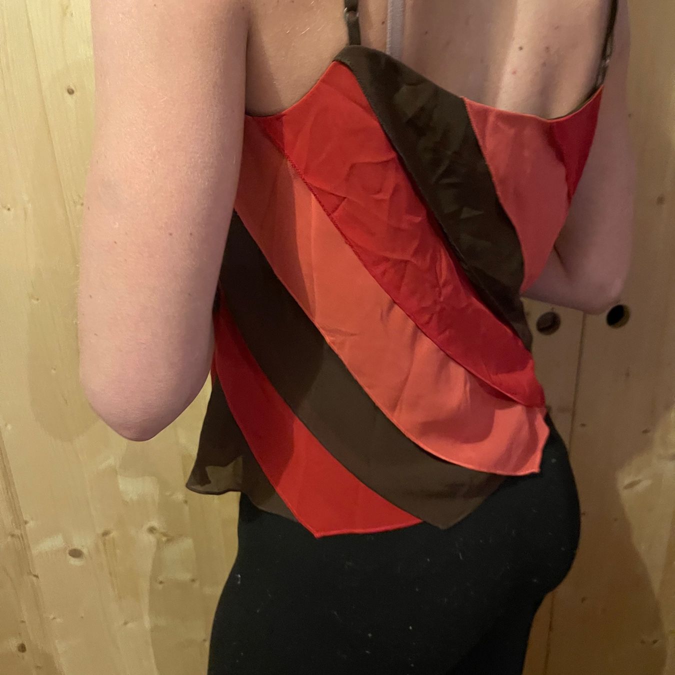 Top: Marks&SpencerTop elegante rosso e marrone, taglia38/40 – Nuovo (secondo la descrizione) da Gordevio venduto da LanaZimm 2